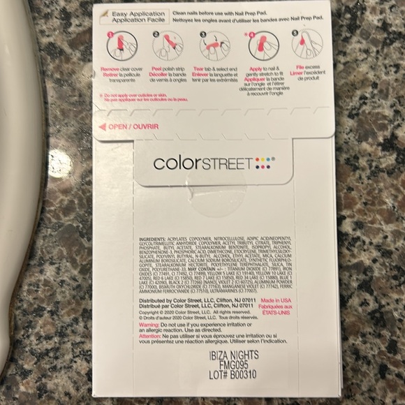 Lot of 4 brand New Color Street Nail wraps - Picture 3 of 5